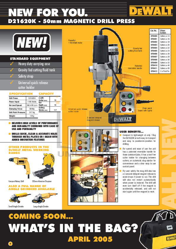 PDF manual for Dewalt Other DC618 Cordless Nailer
